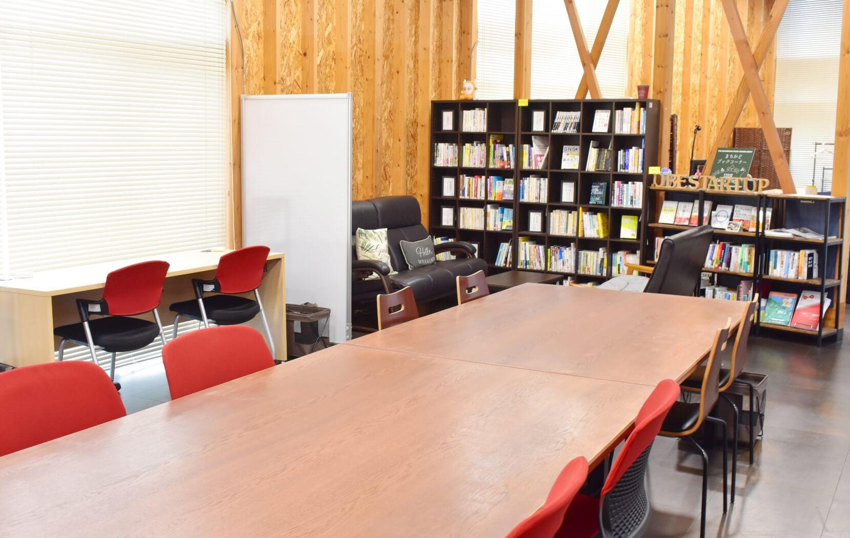 広々した作業スペースの写真